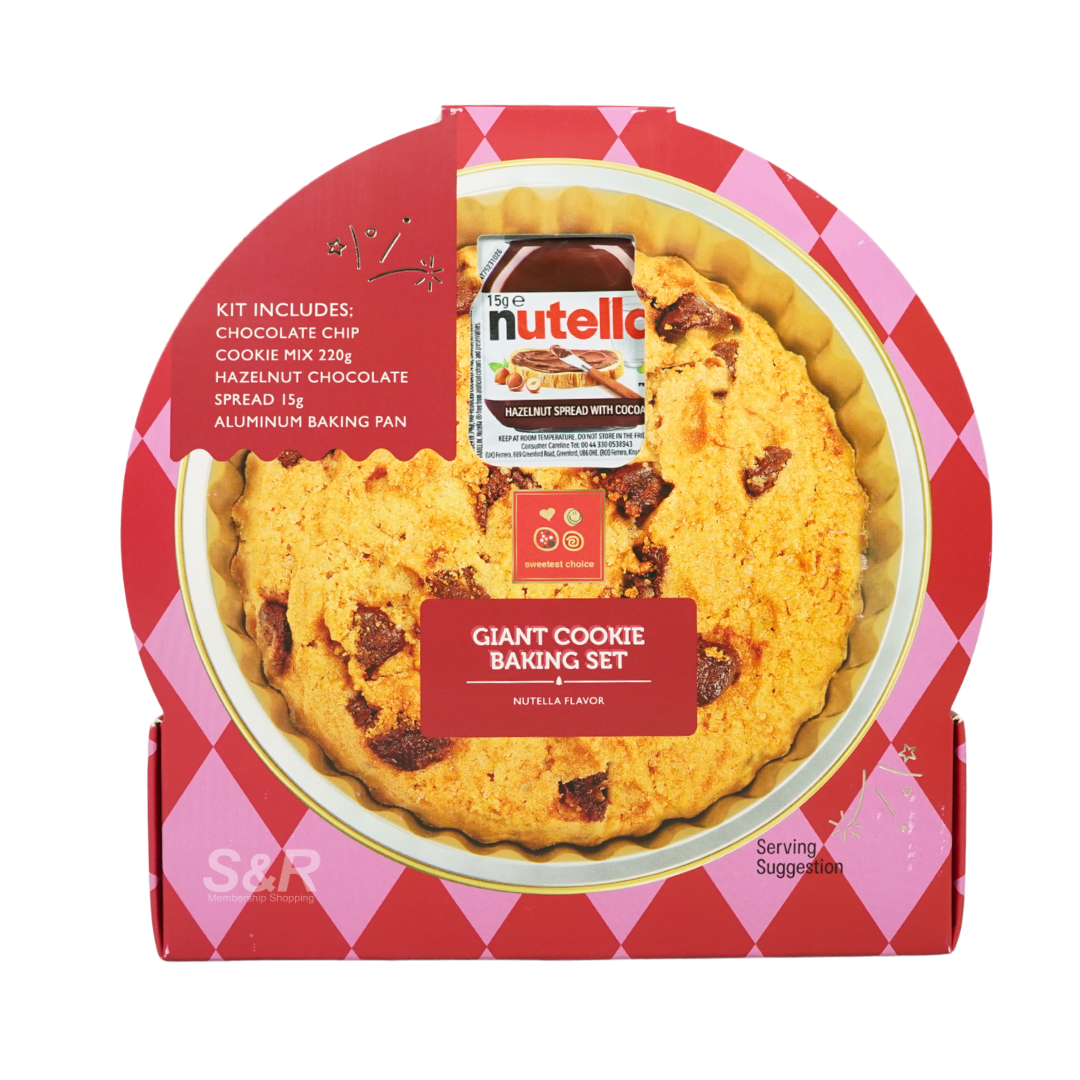 Sweetest Choice Giant Cookie Baking Set Nutella Flavor 220g